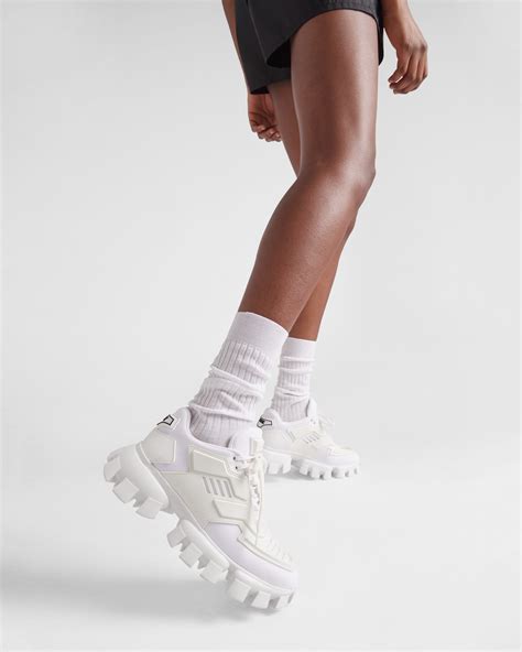 prada cloudbust sneakers white